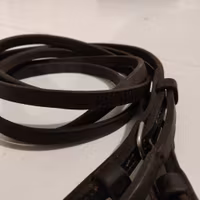 Bruna smala lädertyglar FULL