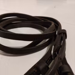 Bruna smala lädertyglar FULL