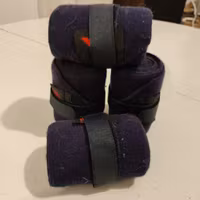 4 st blå elastiska lindor Horse Saver