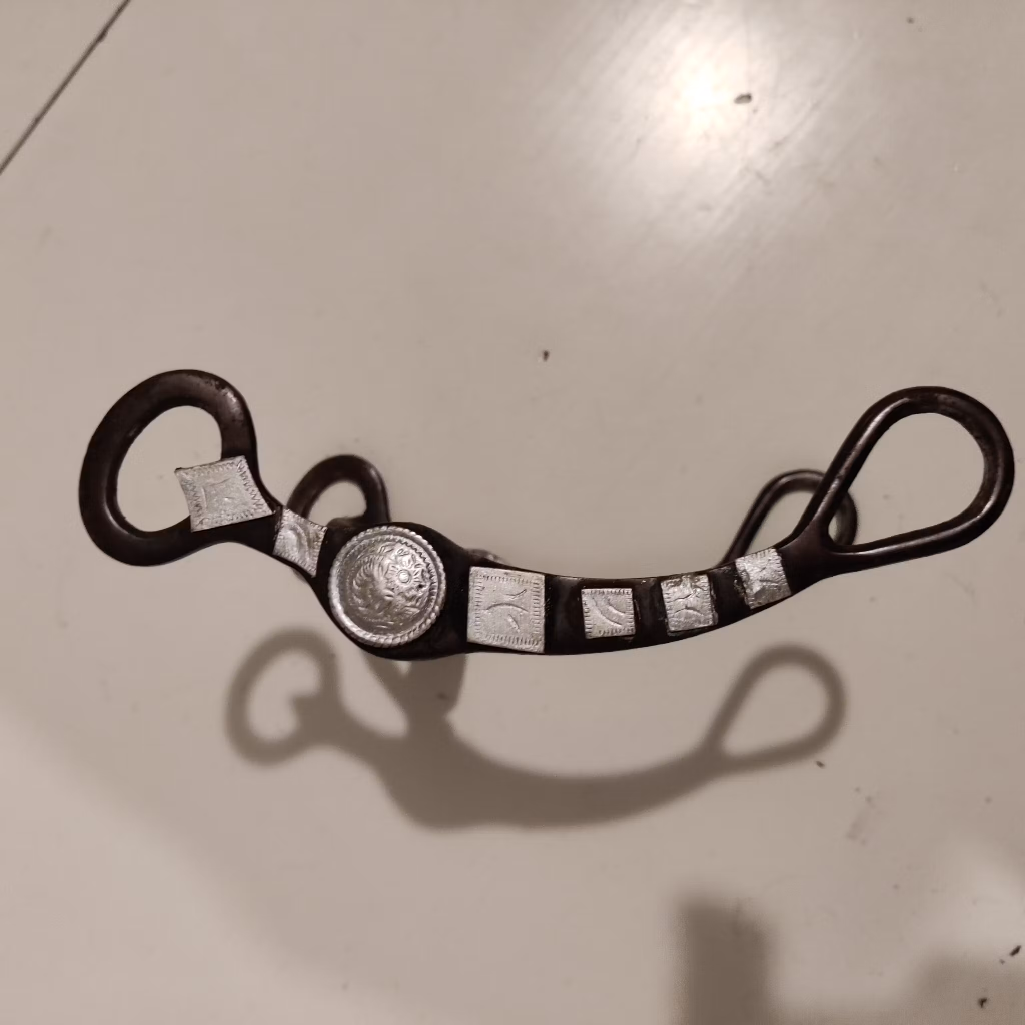 Stångbett med dekor 13 cm