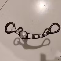 Stångbett med dekor 13 cm