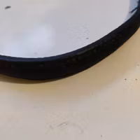 Svart pannband 42 cm FULL