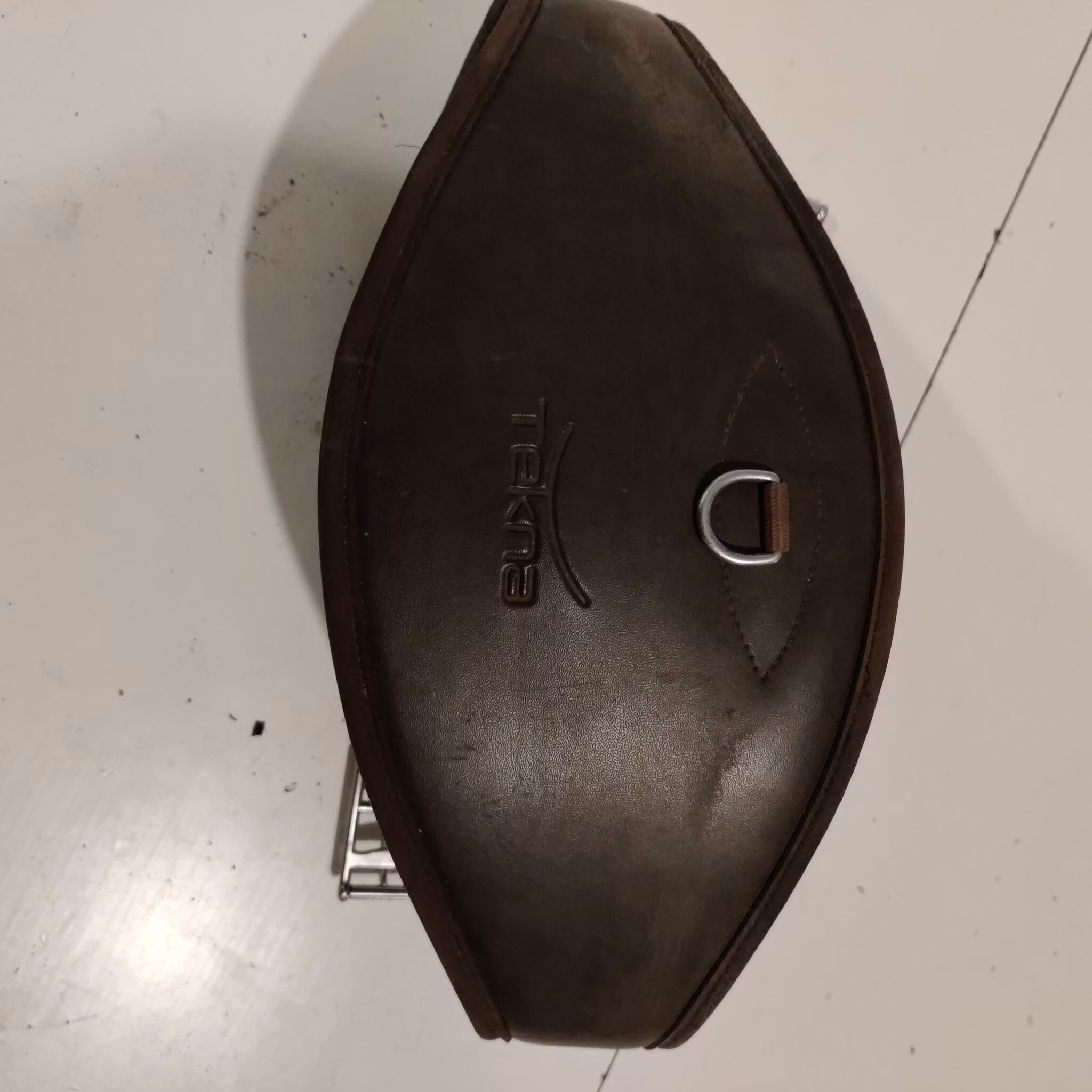 Brun sadelgjord 120 cm Tekna