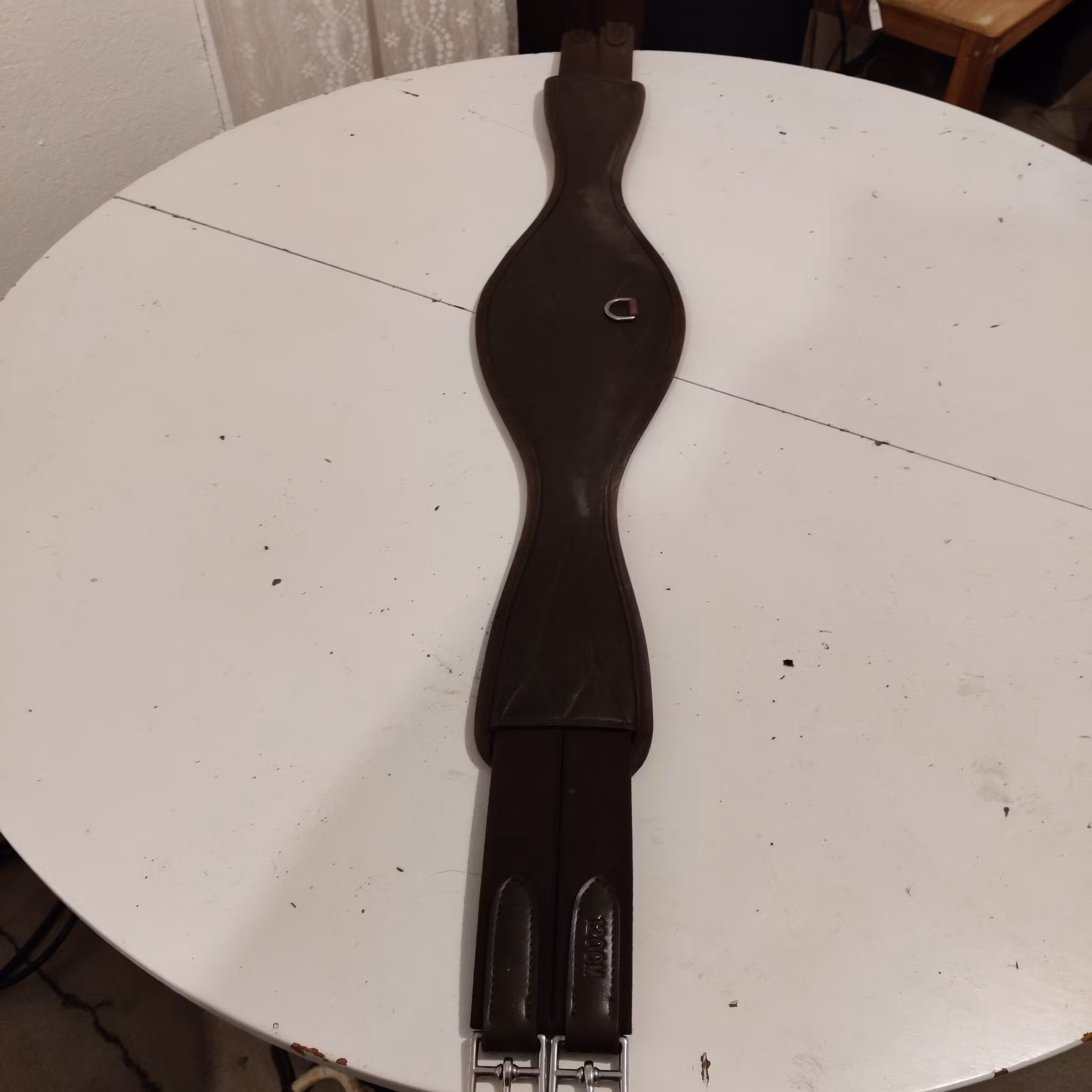 Brun sadelgjord 120 cm Tekna