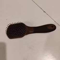 Brun man & svansborste