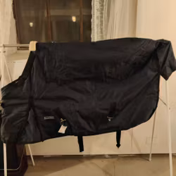 Blått regntäcke 105 cm HorsePro