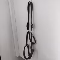 Svart lädergrimma Fairfield FULL