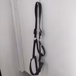 Svart lädergrimma Fairfield FULL