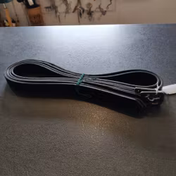 Svarta stigläder 155 cm