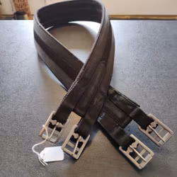 Svart sadelgjord 135 cm