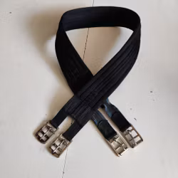 Svart sadelgjord 125 cm