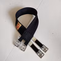 Svart sadelgjord 100 cm