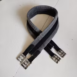 Grå sadelgjord 115 cm