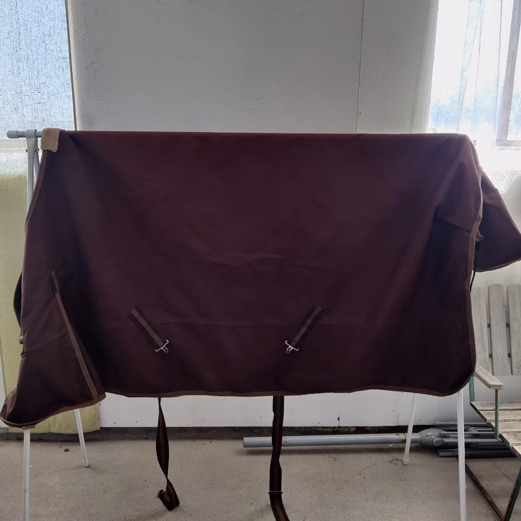 Brunt regntäcke 155 cm 0 g