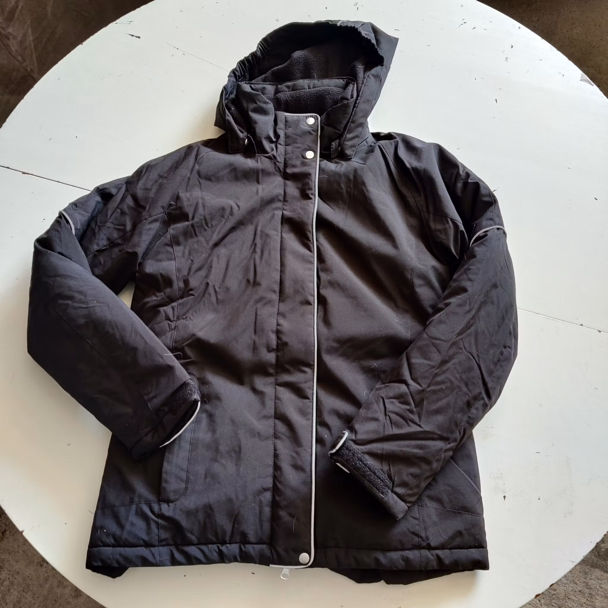 Svart vinterjacka 158/164 cl CRW