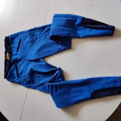 Blå ridtights med knägrip strl 32 Starlight