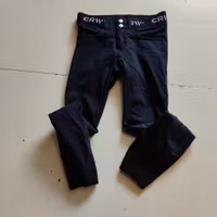 Blå ridtights med knägrip strl 150 CRW