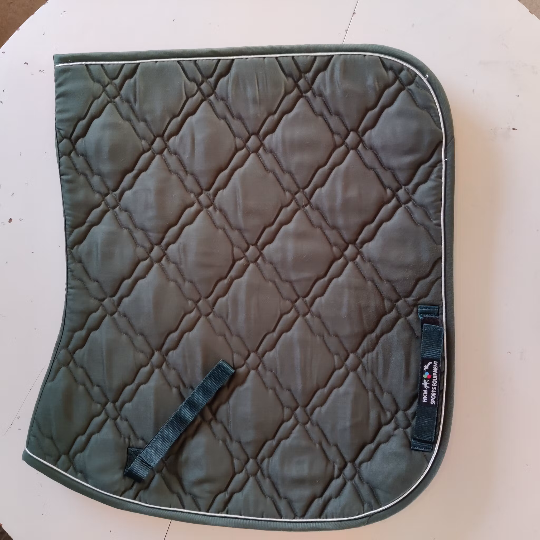 Mörkgrönt dressyrschabrak HKM FULL