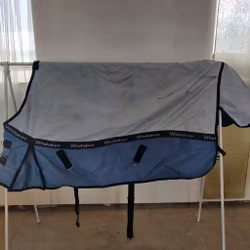 Blått regntäcke John Whitaker 125 cm