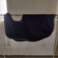 Blått fleecefodrat ridtäcke 115 cm