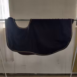 Blått fleecefodrat ridtäcke 115 cm