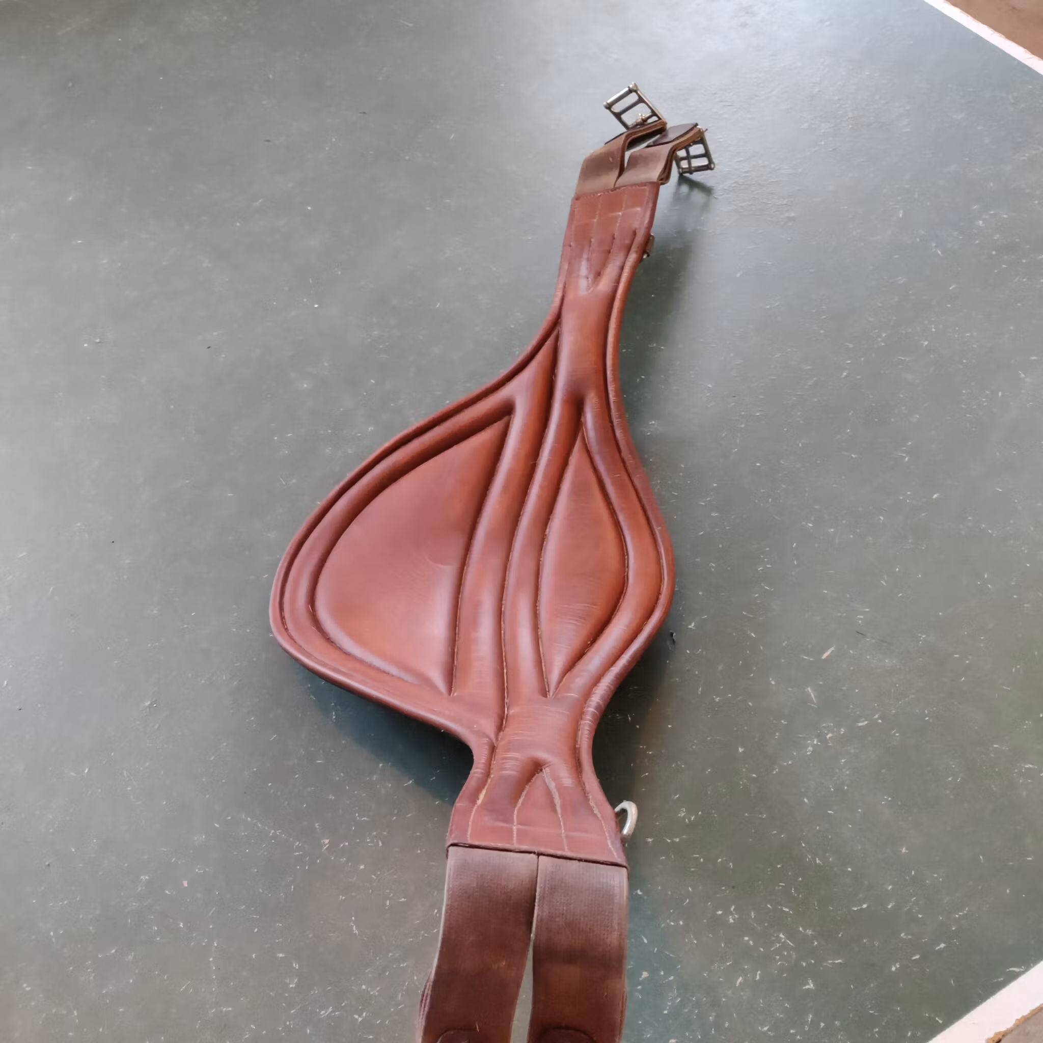 Brun magplattegjord 110 cm