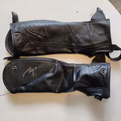 Svarta shortchaps storlek 10 år high Dyon