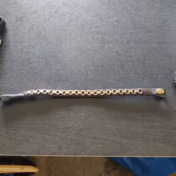 Brunt pannband Schockemöhle 38 cm