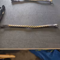 Brunt pannband Schockemöhle 41 cm