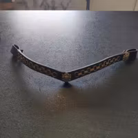 Brunt pannband 40 cm