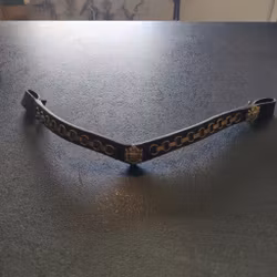 Brunt pannband 40 cm