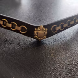 Brunt pannband 40 cm