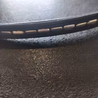 Svart smalt pannband 38 cm
