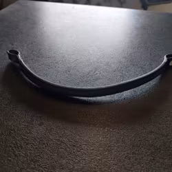 Brunt pannband 37 cm
