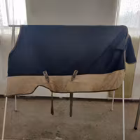 Blått vintertäcke 140 cm ca 250 g Amigo Mio