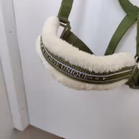 Grön grimma med ludd Källquists