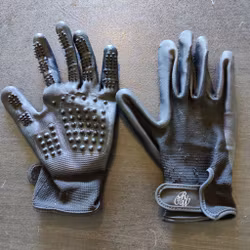 Svarta handskar med noppror CRW XL