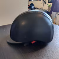 Svart ridhjälm med bling strl 52 - 54 CRW