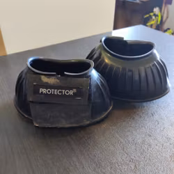 Svarta gummiboots Protector SMALL