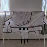 Flugtäcke med fast hals 125 cm