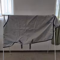 Ljusgrått regntäcke 125 cm 50 g Amigo Hero 6