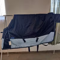 Blått vintertäcke 115 cm ca 300 g Horsepro