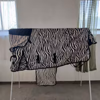 Zebraflugtäcke med fast hals 125 cm Nova Sport