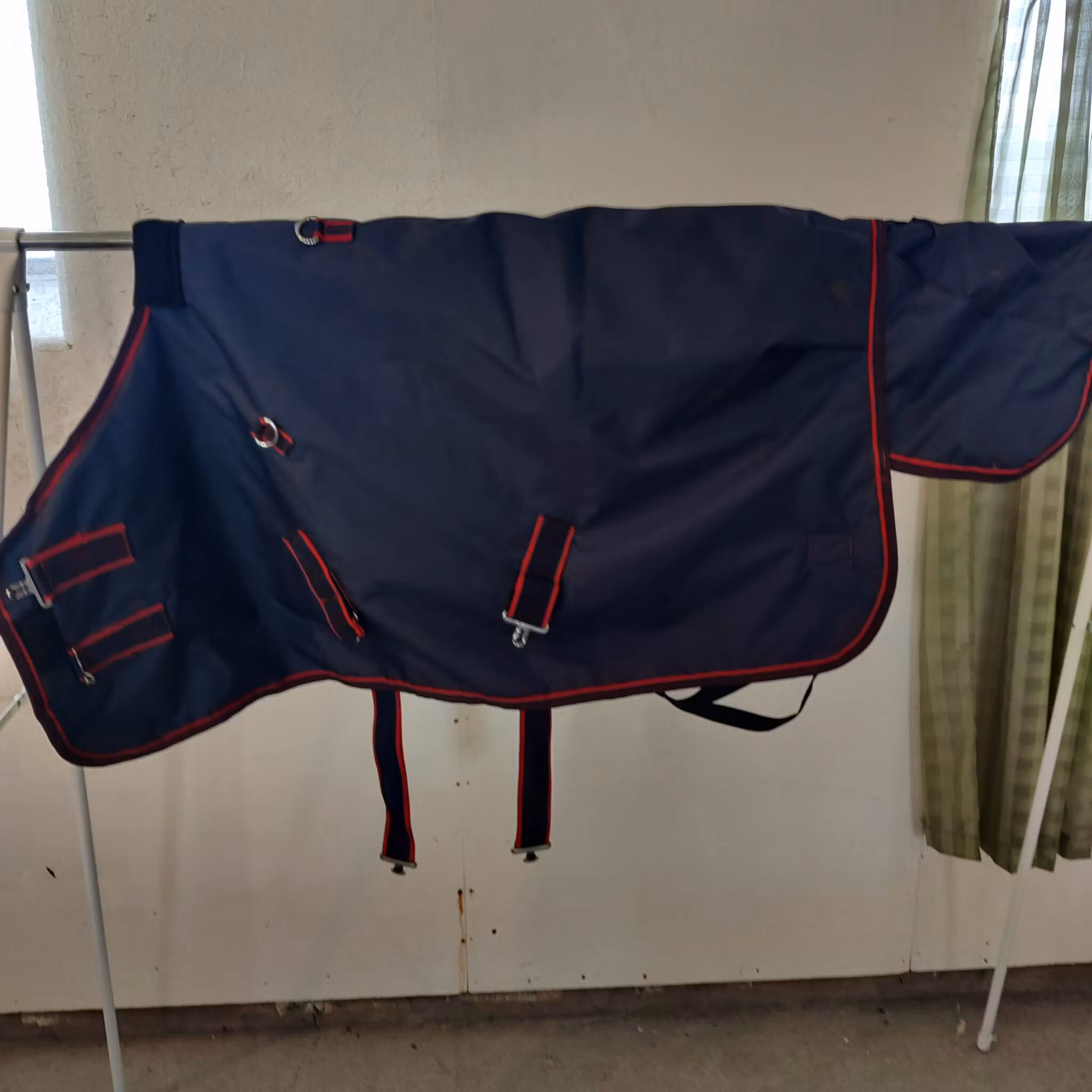 Blått vintertäcke 85 cm ca 300 g