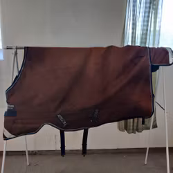 Brunt regntäcke 110 cm 0 g Amigo Bravo 12 Pony