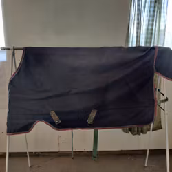 Grått regntäcke 110 cm 0 g Amigo Hero 9 Pony