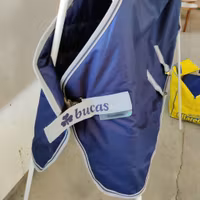 Blått vintertäcke 115 cm 300 g Bucas Freedom
