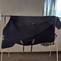Grått regntäcke 115 cm 0 g Amigo Hero 9 Pony