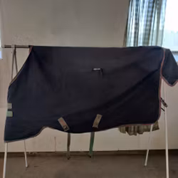 Grått regntäcke 115 cm 0 g Amigo Hero 9 Pony