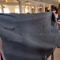 Grått regntäcke 115 cm 0 g Amigo Hero 9 Pony